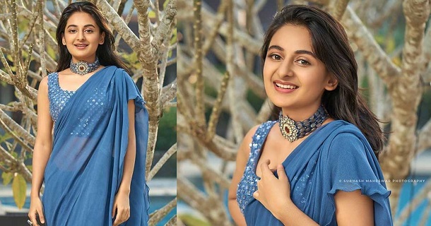 Actress esther anil glamour stills in dark light