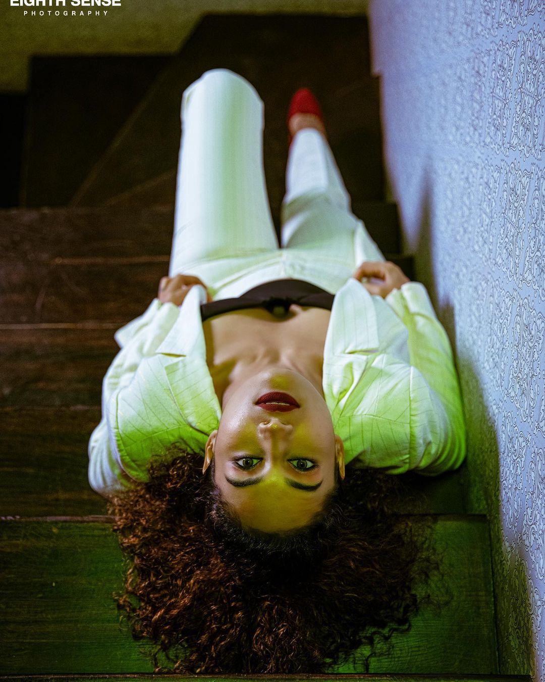 Actress pooja ramachandran hot photos in modern black and white suit