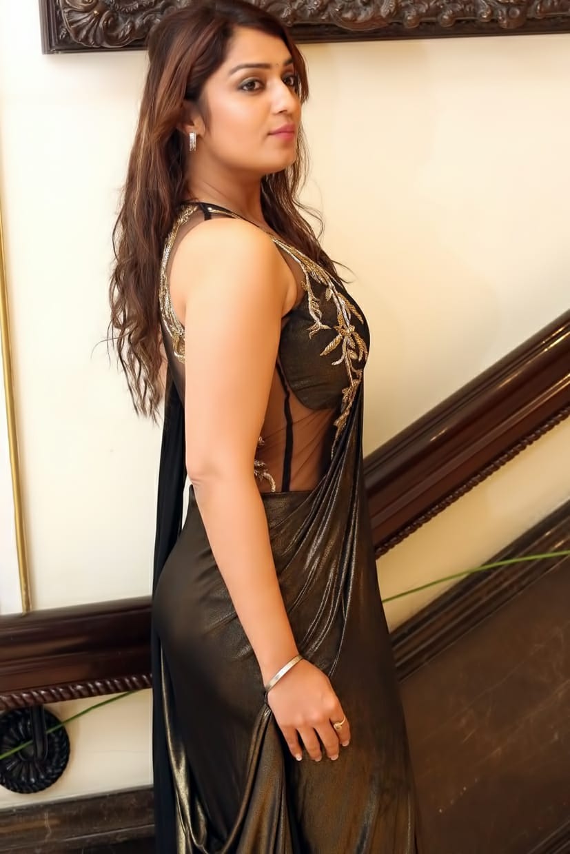 Actress nikita thukral hot pose in transparent blouse