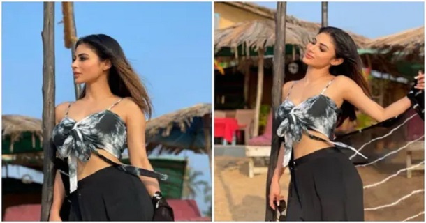 Actress mouni roy hot photos in bikini dress