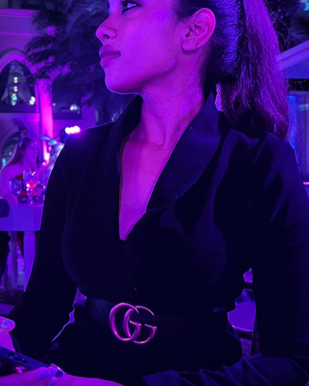 Actress dushara vijayan hot photos in modern dress dark coloured photoshoot