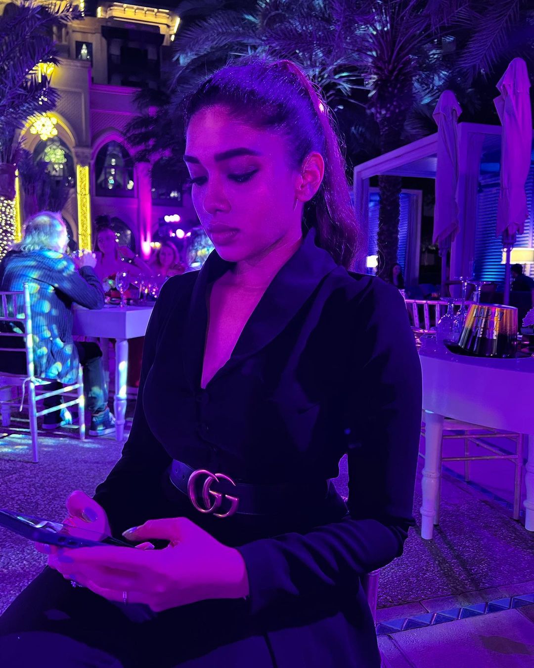 Actress dushara vijayan hot photos in modern dress dark coloured photoshoot