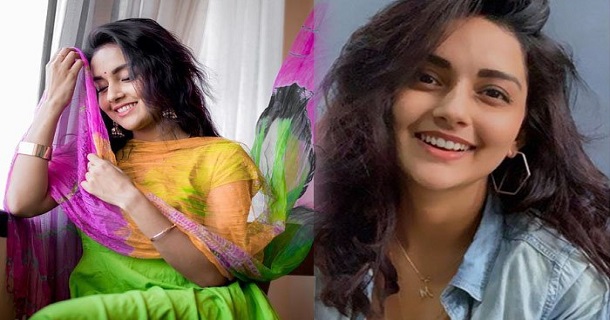 Actress mahima nambiar hot photos in half saree goes viral