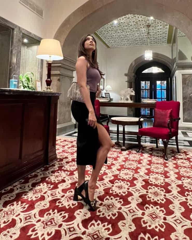 Actress malavika mohanan hot photos in glamour dress