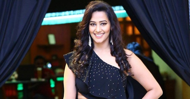 Actress sanjana singh hot glamour photos in bikini dress