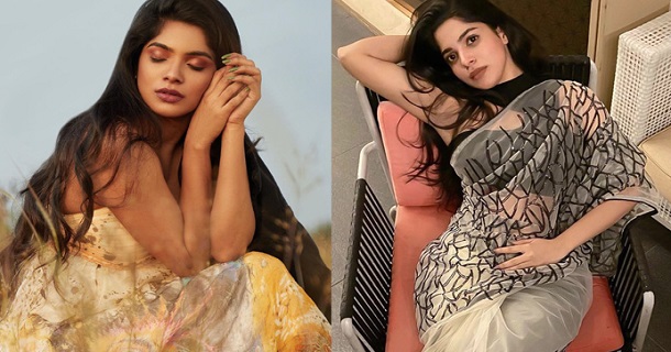 Actress divyabharathi hot photos in modern glamour dress