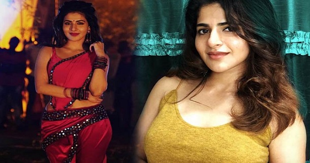 Actress iswarya menon hot photos in red saree pongal celebration
