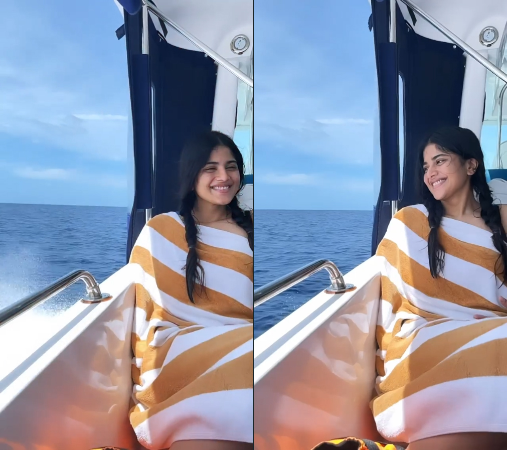 Actress megha akash hot latest photos in towel