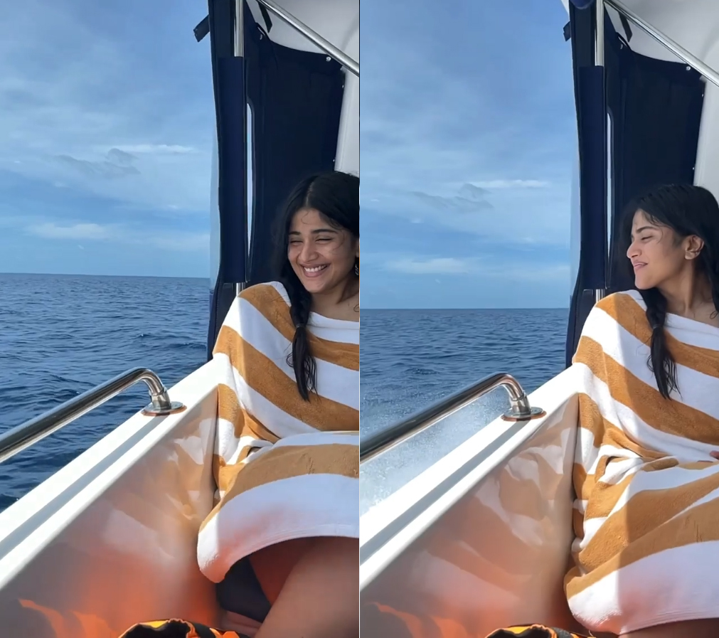 Actress megha akash hot latest photos in towel