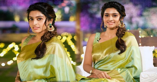 Actress tanya ravichandran hot and traditional photos in saree