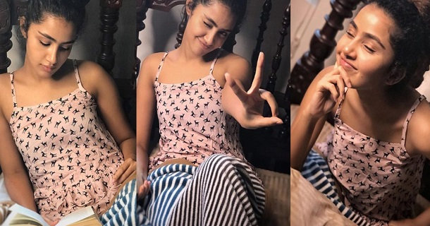 Actress anupama parameswaran hot photos in long maxi dress