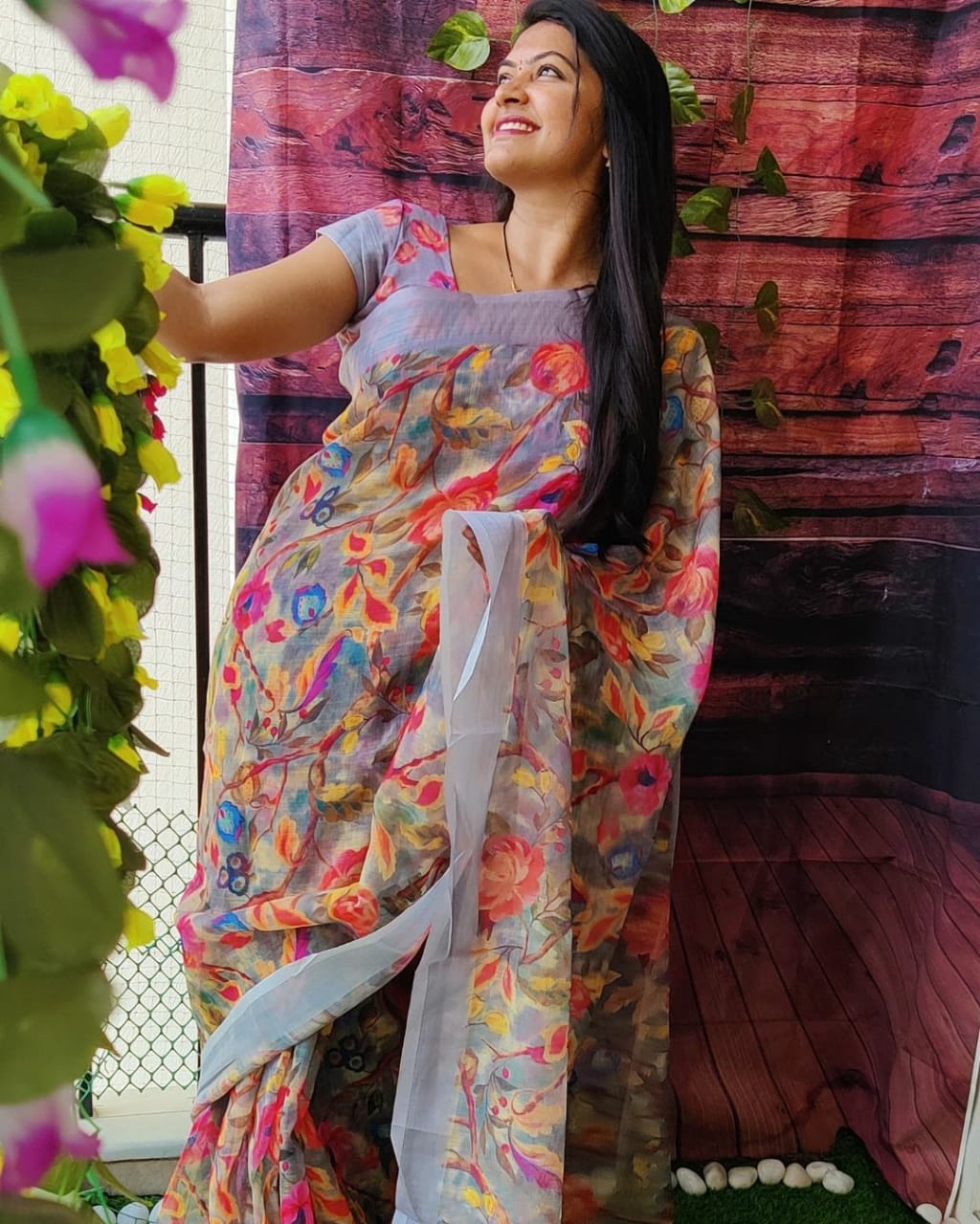 Actress rachitha mahalakshmi hot photos in traditional saree