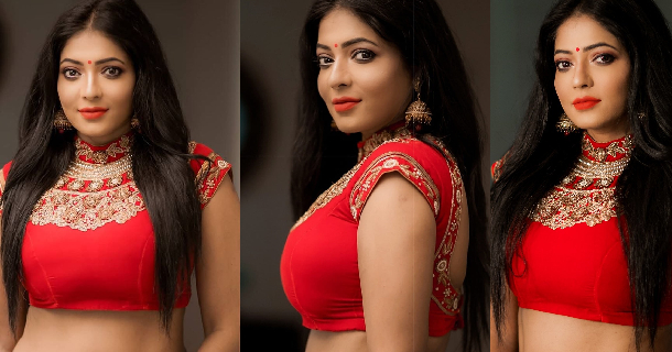 Actress reshma pasupuleti hot photos in full traditional saree