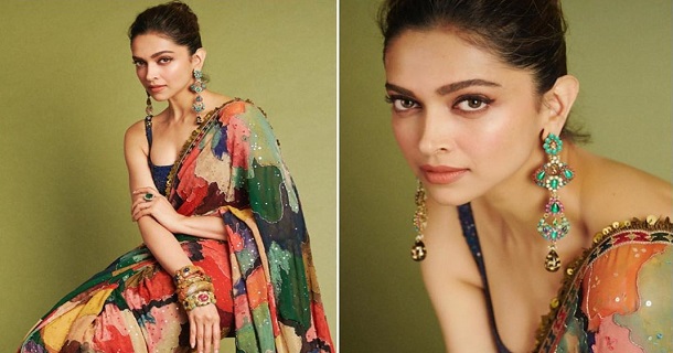 Actress deepika padukone hot photos in red colour tape dress