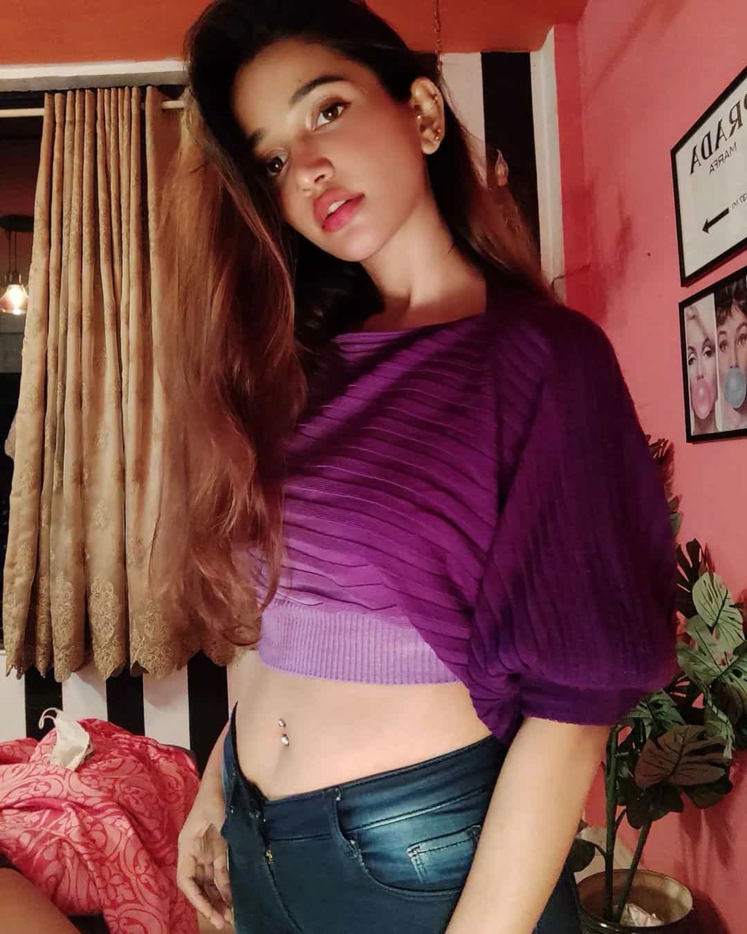 Anaika soti hot photos navel show stuns fans on glamour