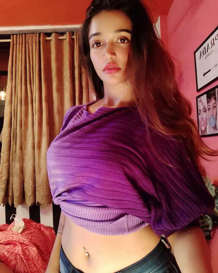 Anaika soti hot photos navel show stuns fans on glamour