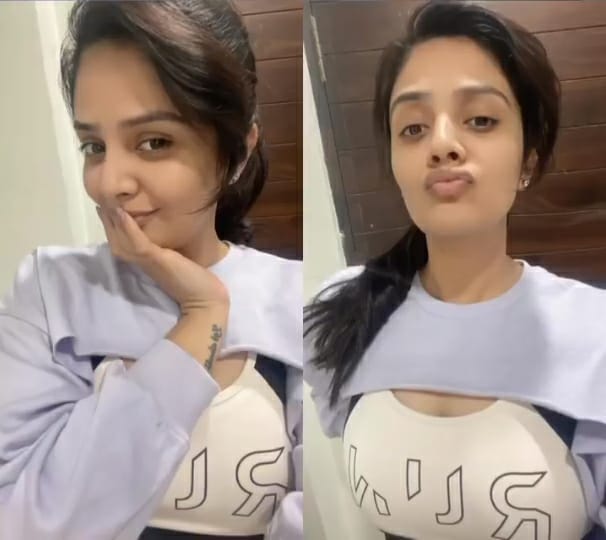 Srimukhi hot photos showing glamour in different kind of dress