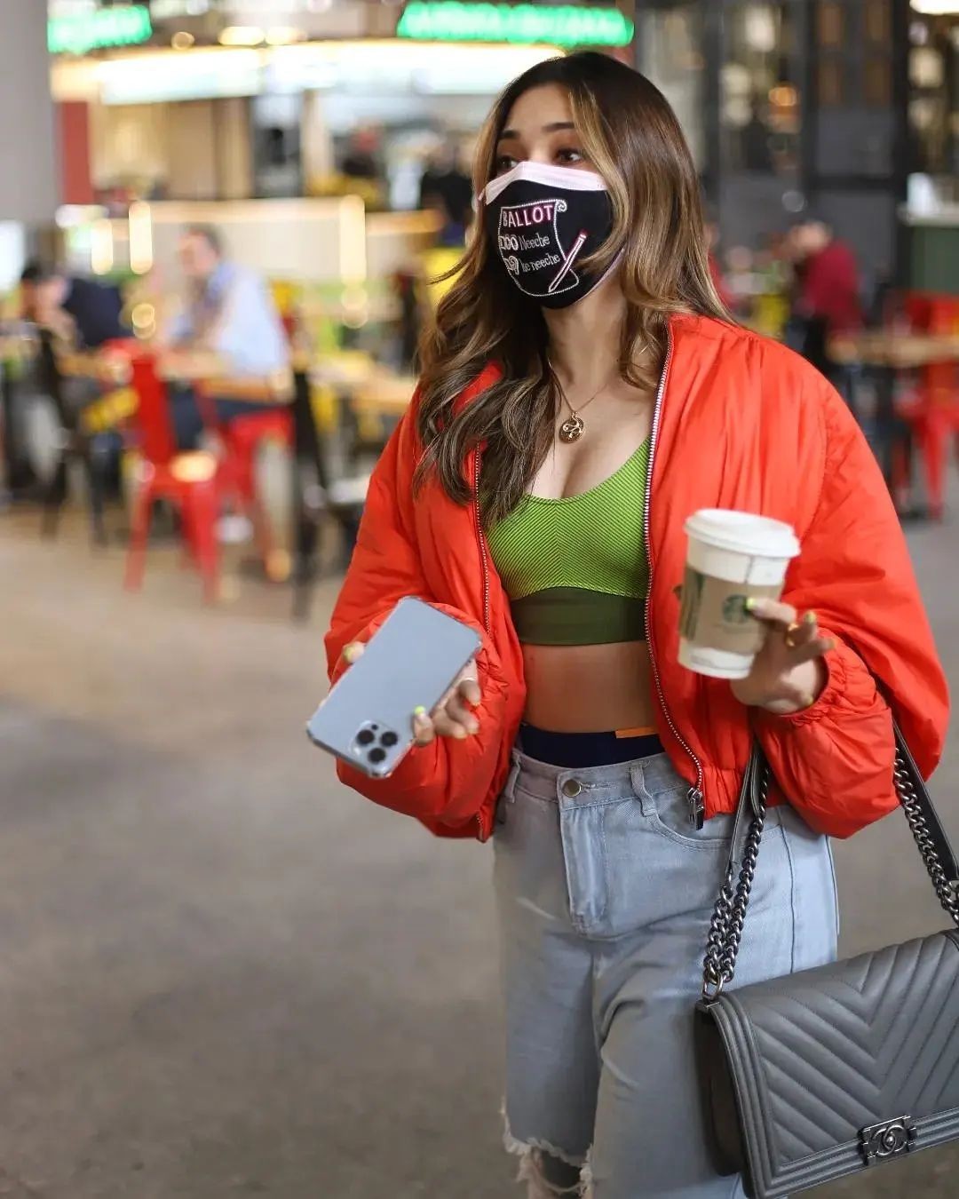 Tamanna bhatia in modern dress caught in public photos viral