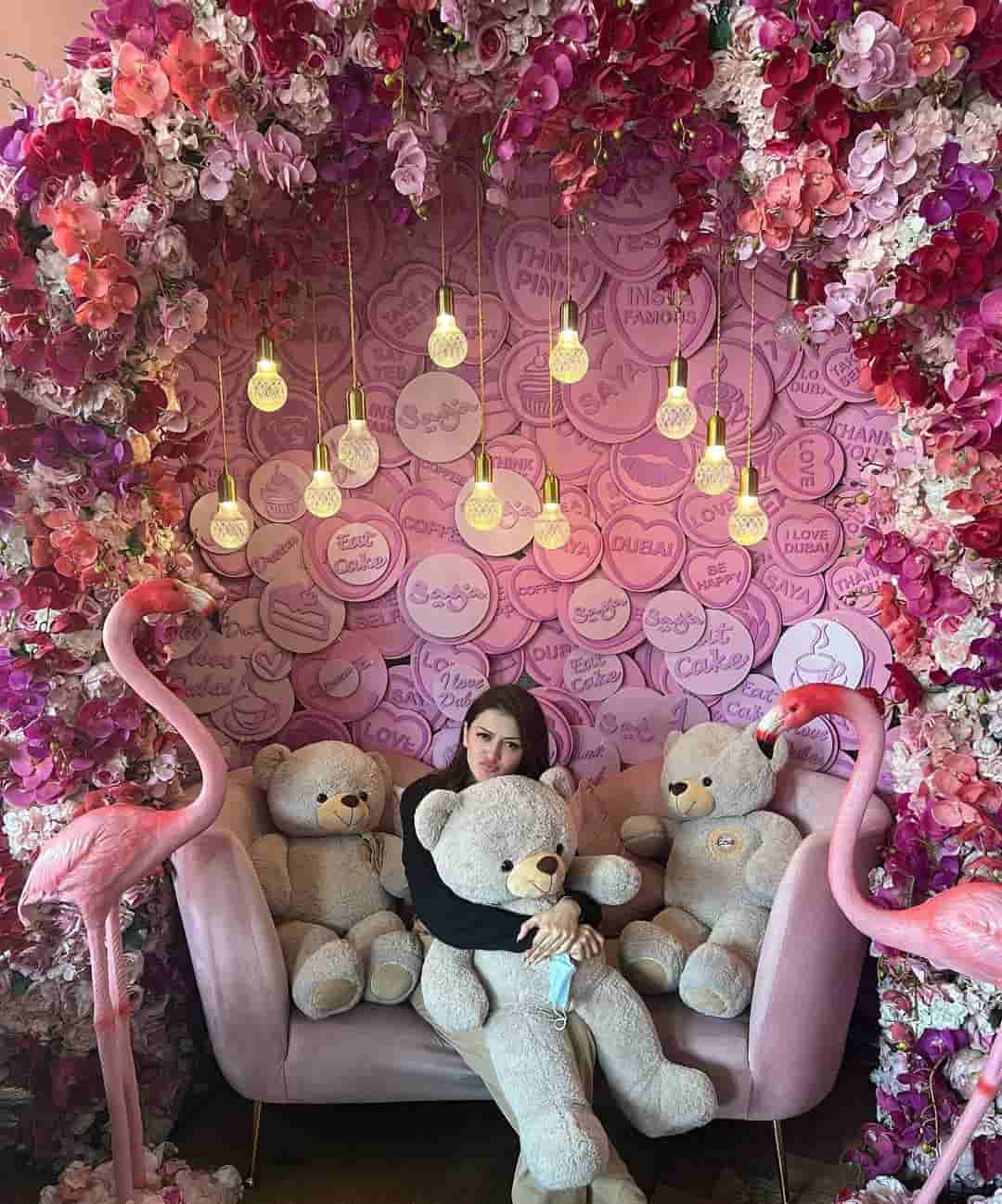 Hansika motwani cute photos with teddy bears trending on net