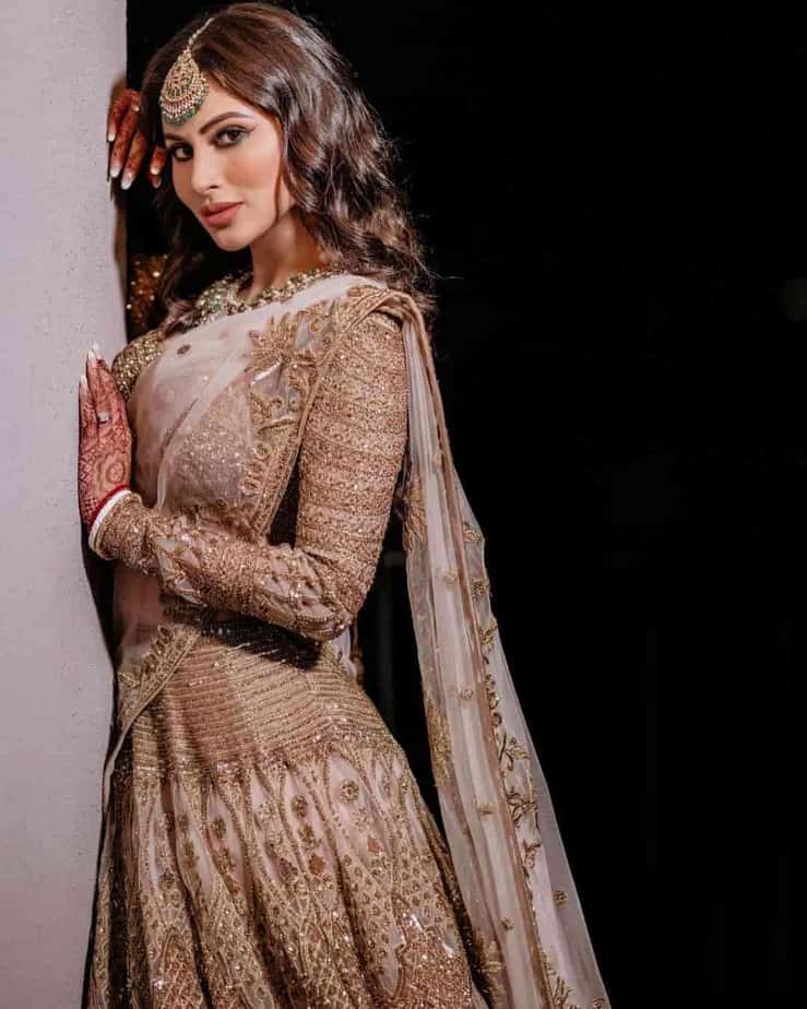 Mouni roy post wedding lehenga photoshoot photos