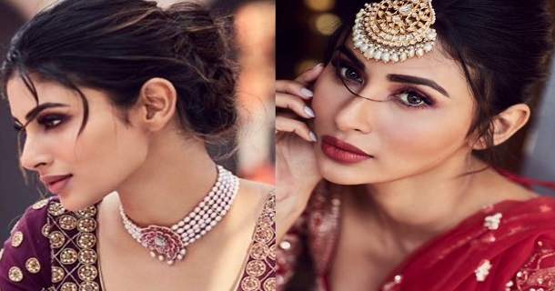 Mouni roy post wedding lehenga photoshoot photos