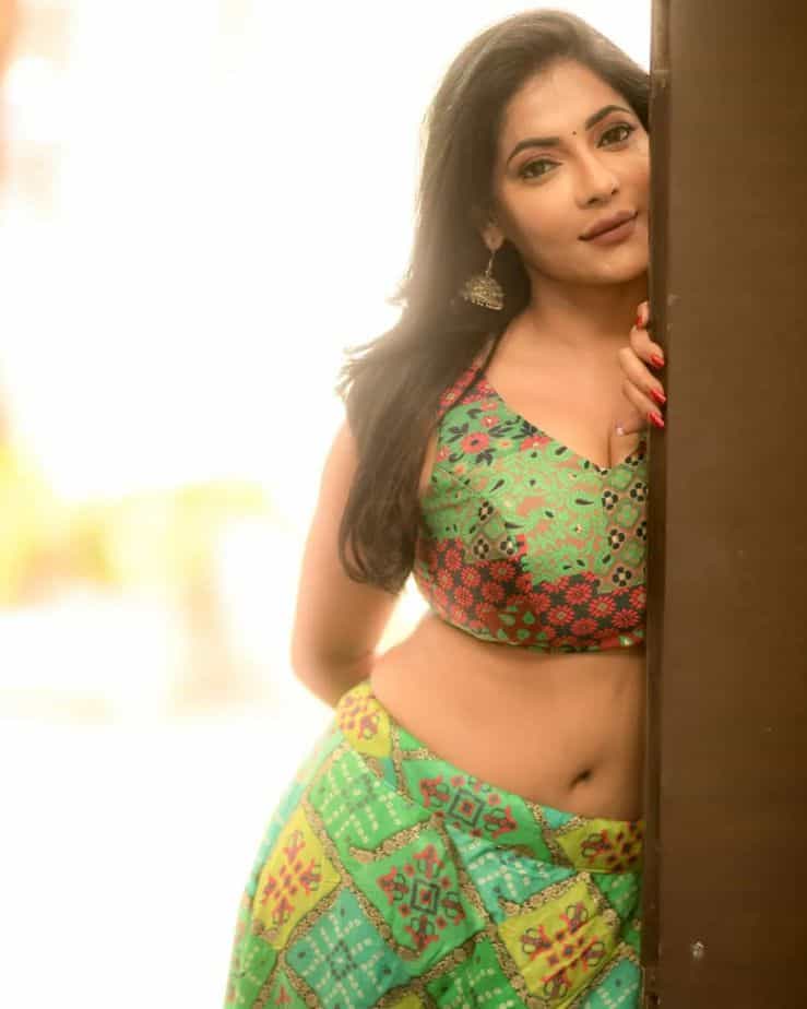 Reshma pasupuleti hot photos in glamour lehenga dress viral on net