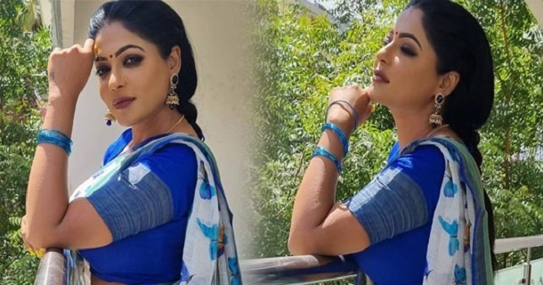 Reshma pasupuleti posing in saree photos viral