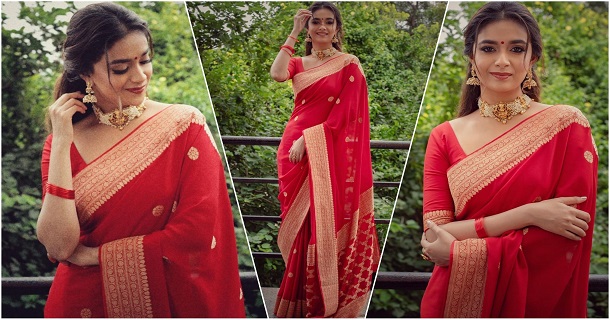 Keerthy suresh hot photos in grand lehenga dress