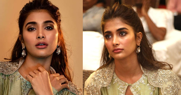 Pooja hedge watching mobile phone pics viral on net