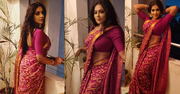 Reshma pasupuleti hot photos in traditional saree