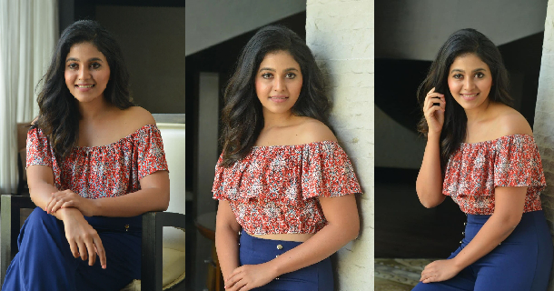 Anjali cute selfie photos inside car posing viral