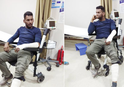 Vishal got hurt during laththi movie shooting during fight scene