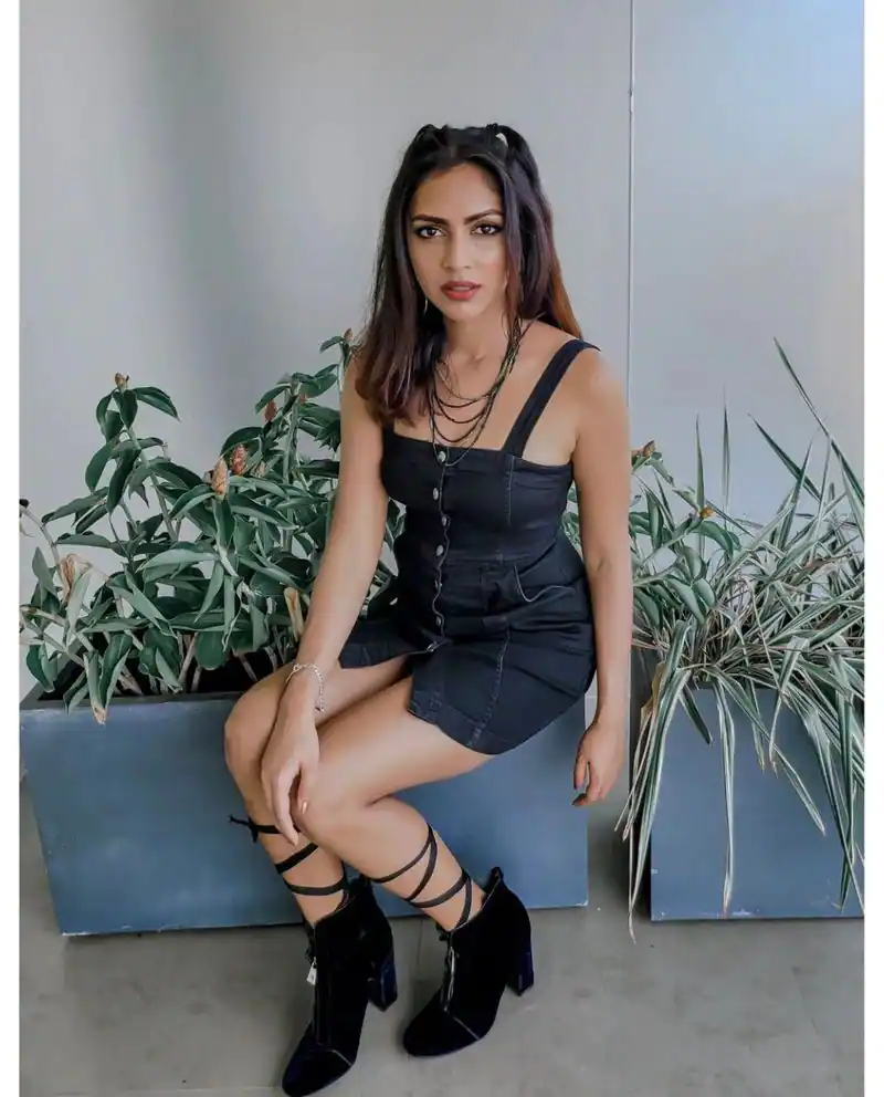 Amala paul hot photos showing glamour in short shirt going viral on social media