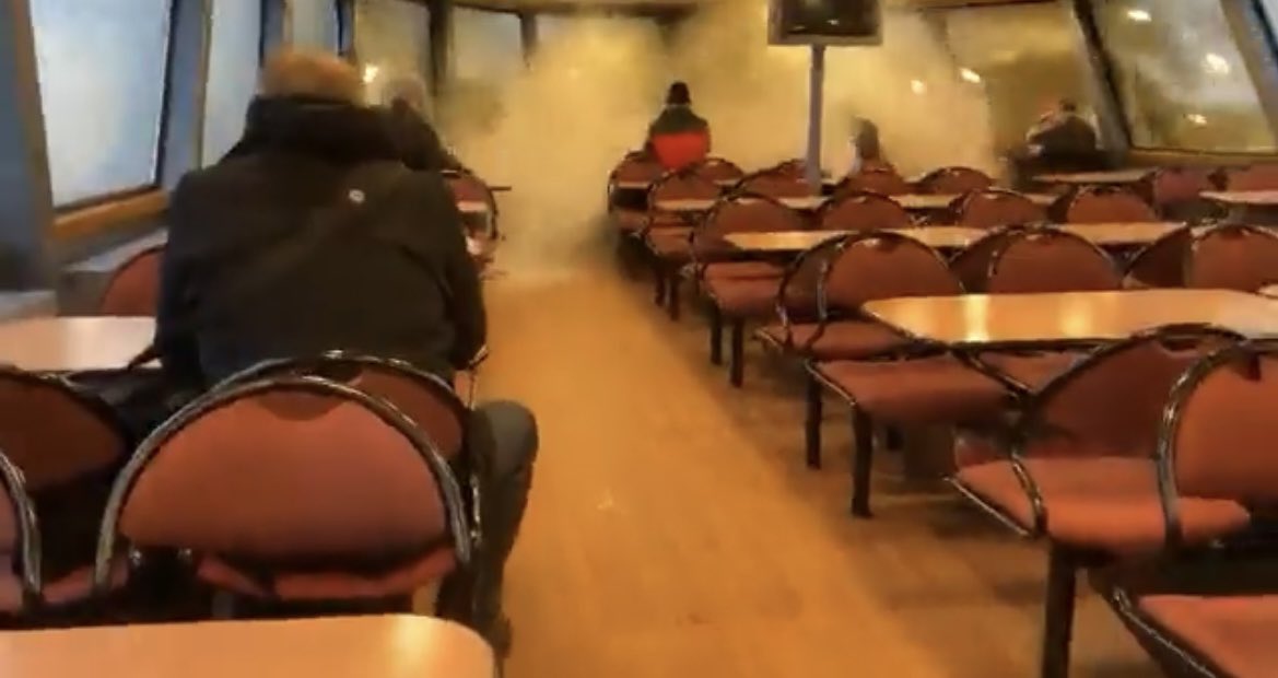 Germany Ship Attacked In Sea Passengers Scared