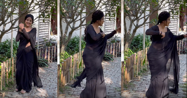 Sakshi agarwal hot video where her saree slips off