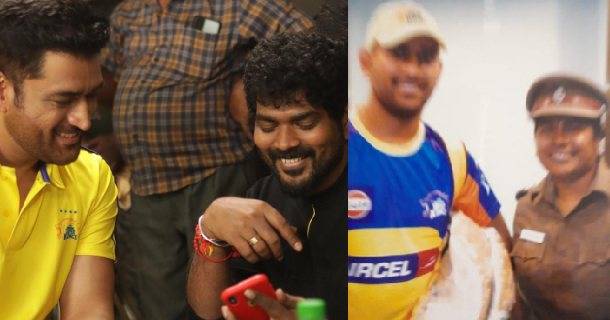 Vignesh shivan shared pic of his mom with dhoni that has been shown years back now