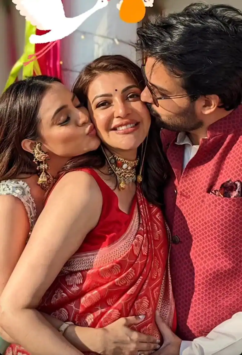 Kajal agarwal baby shower function photos getting viral