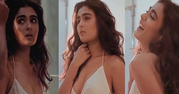 Shalini pandey latest glamour photos in modern dress