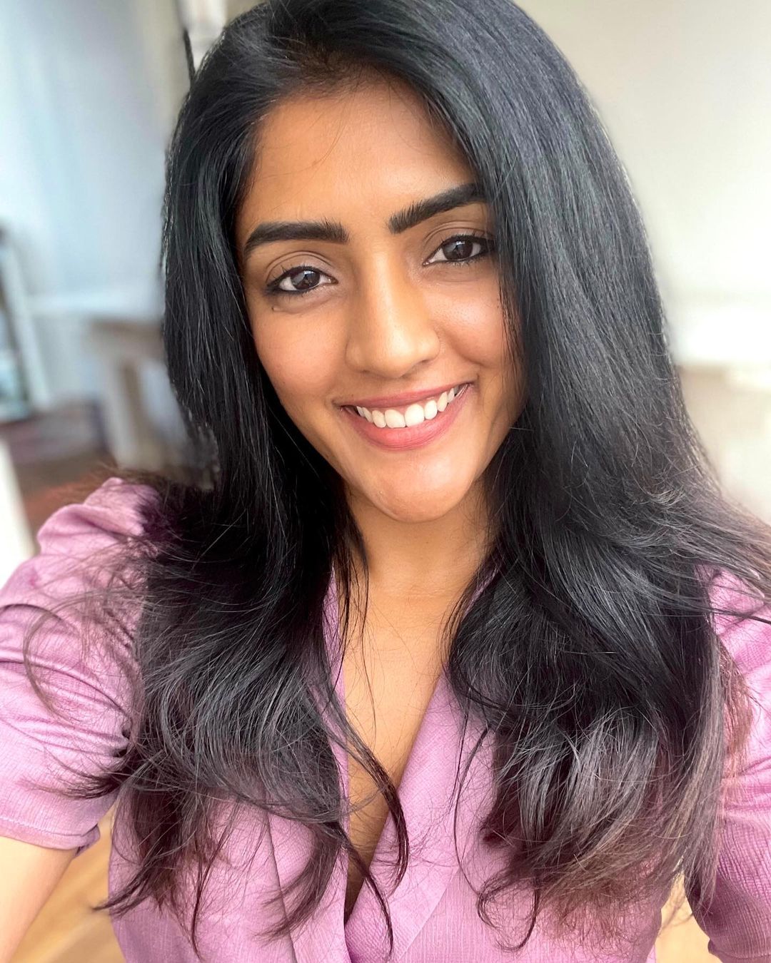 Eesha rebba posing in purple hot photoshoot goes viral