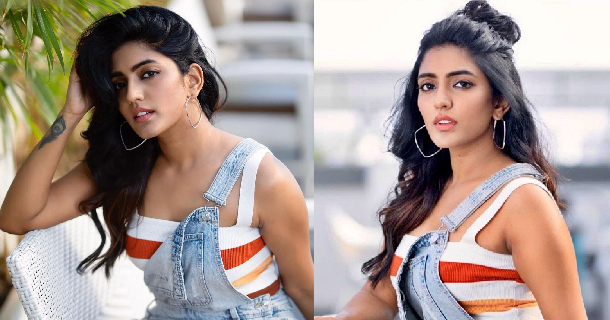 Eesha rebba posing in purple hot photoshoot goes viral