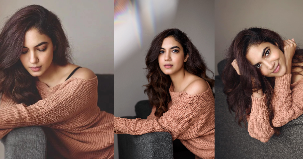Ritu varma hot posing in fit modern dress photoshoot