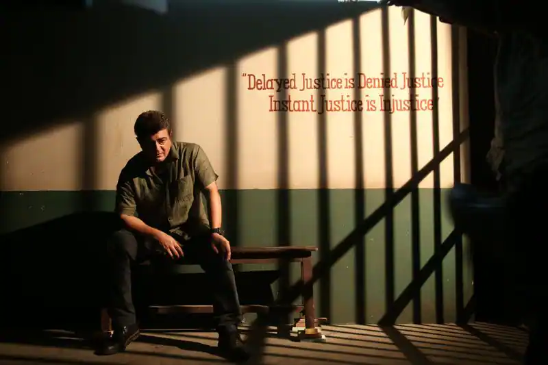 Ajith dialogue in valimai creates sensation for rajini political speech