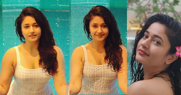 Poonam bajwa hot posing in bikini goes viral on internet