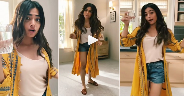 Rashmika mandanna dancing video getting viral on social media