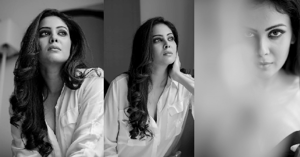 Chandhini tamilarasan hot photoshoot pics from terrace goes viral