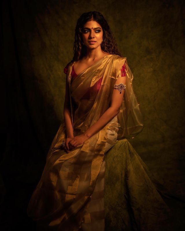 Malavika mohanan latest pic portraying ancient era look