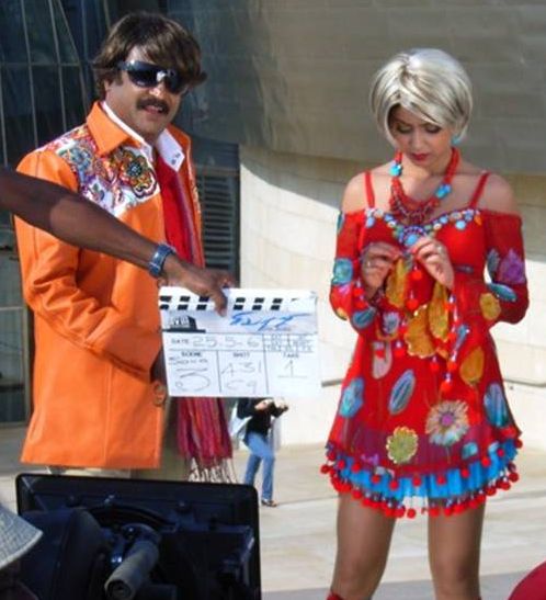 Surya ayan movie lady getup dress will be worn by shriya saran in sivaji movie