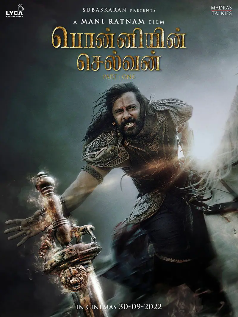 Ponniyin selvan part 1 release date has been announced by team