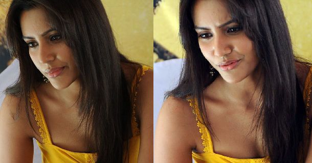 Priya anandh latest hot pose in modern dress showing shape and structure