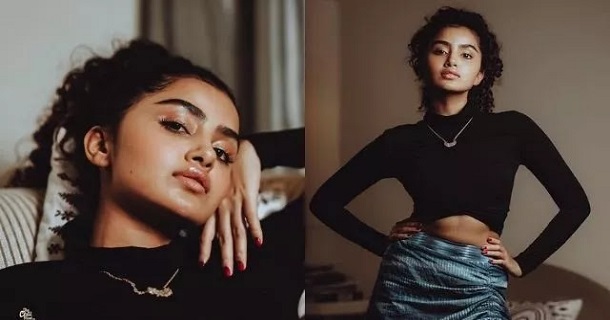 Anupama parameswaran hot and stylish look in modern dress